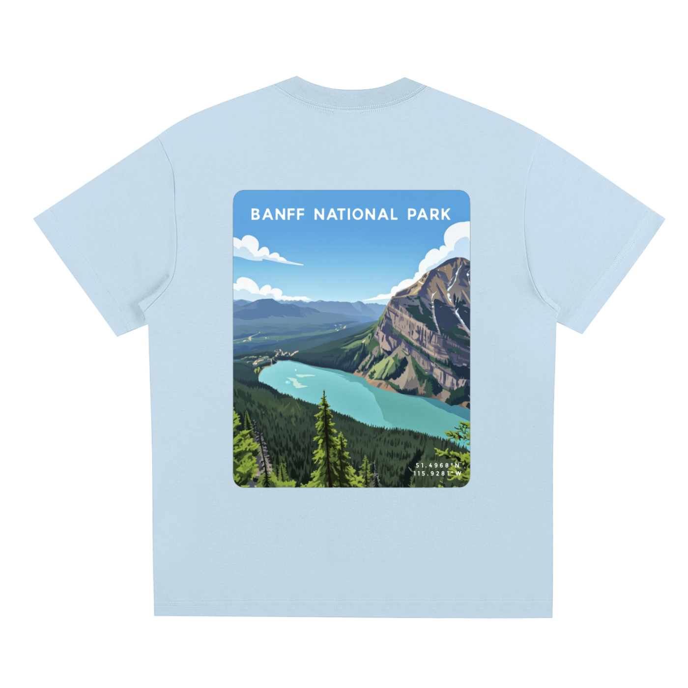 Alacrity Apparel - Quick-Dry Cooling T-Shirt- (Banff National Park)