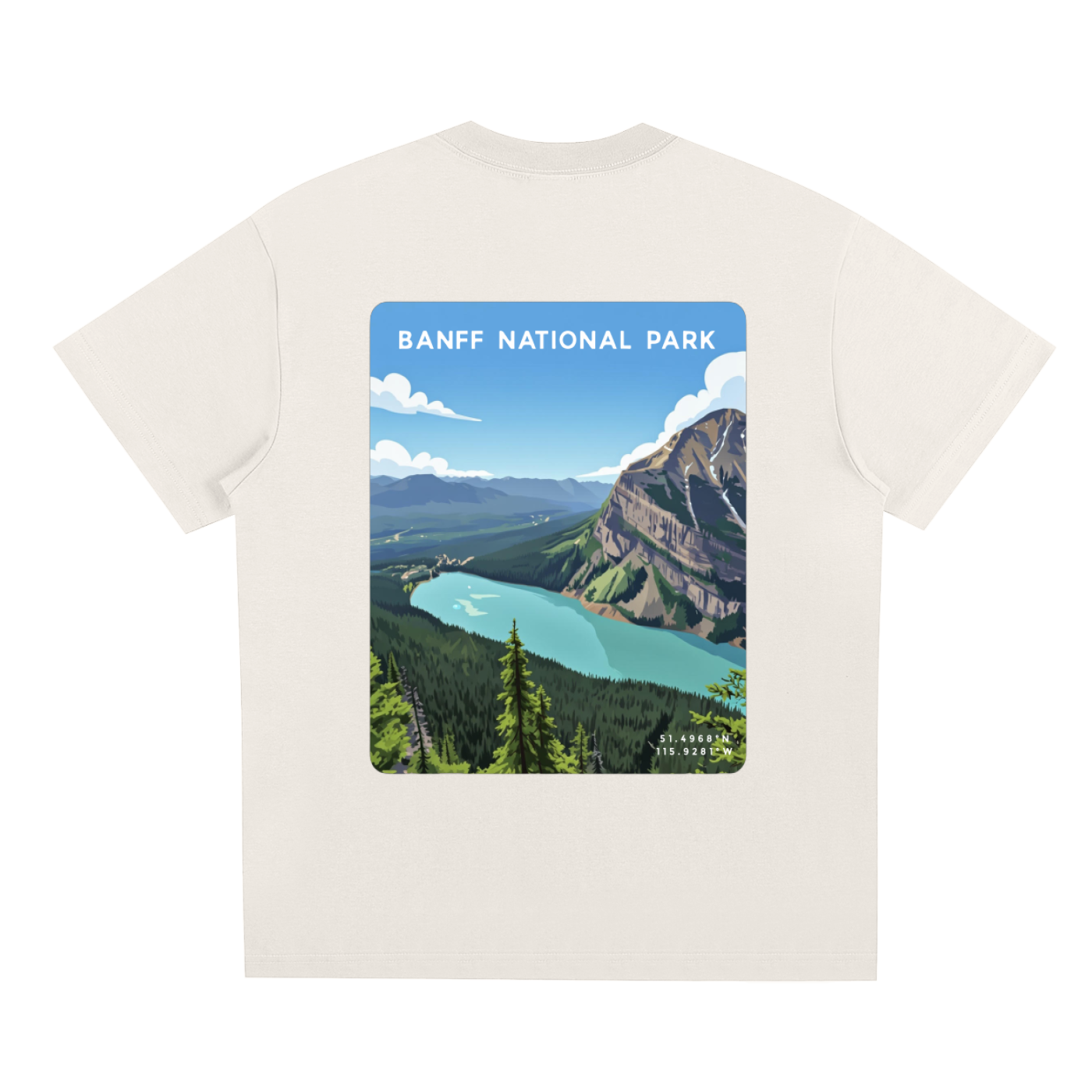 Alacrity Apparel - Quick-Dry Cooling T-Shirt- (Banff National Park)