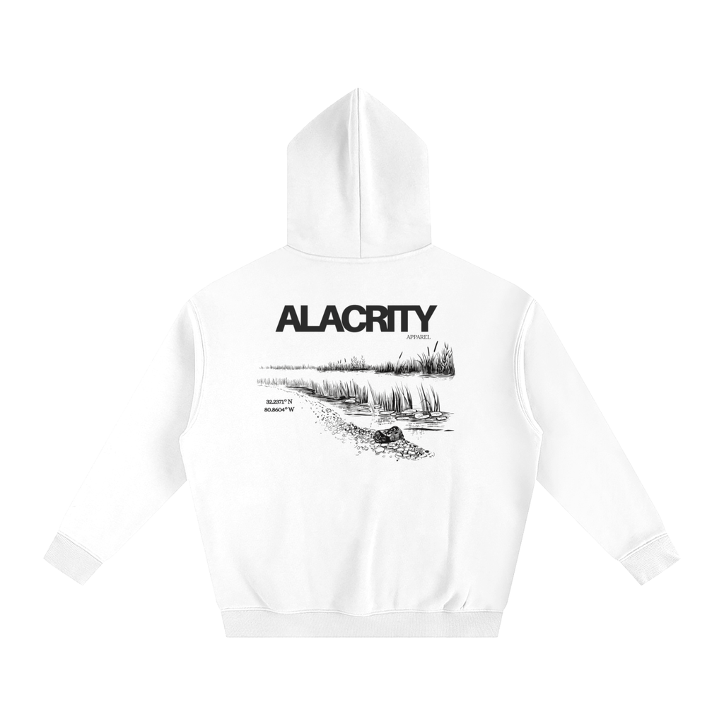 Alacrity Apparel - "Lowcountry Livin'"- Oversize Fleeced Hoodie - (Bluffton South Carolina)