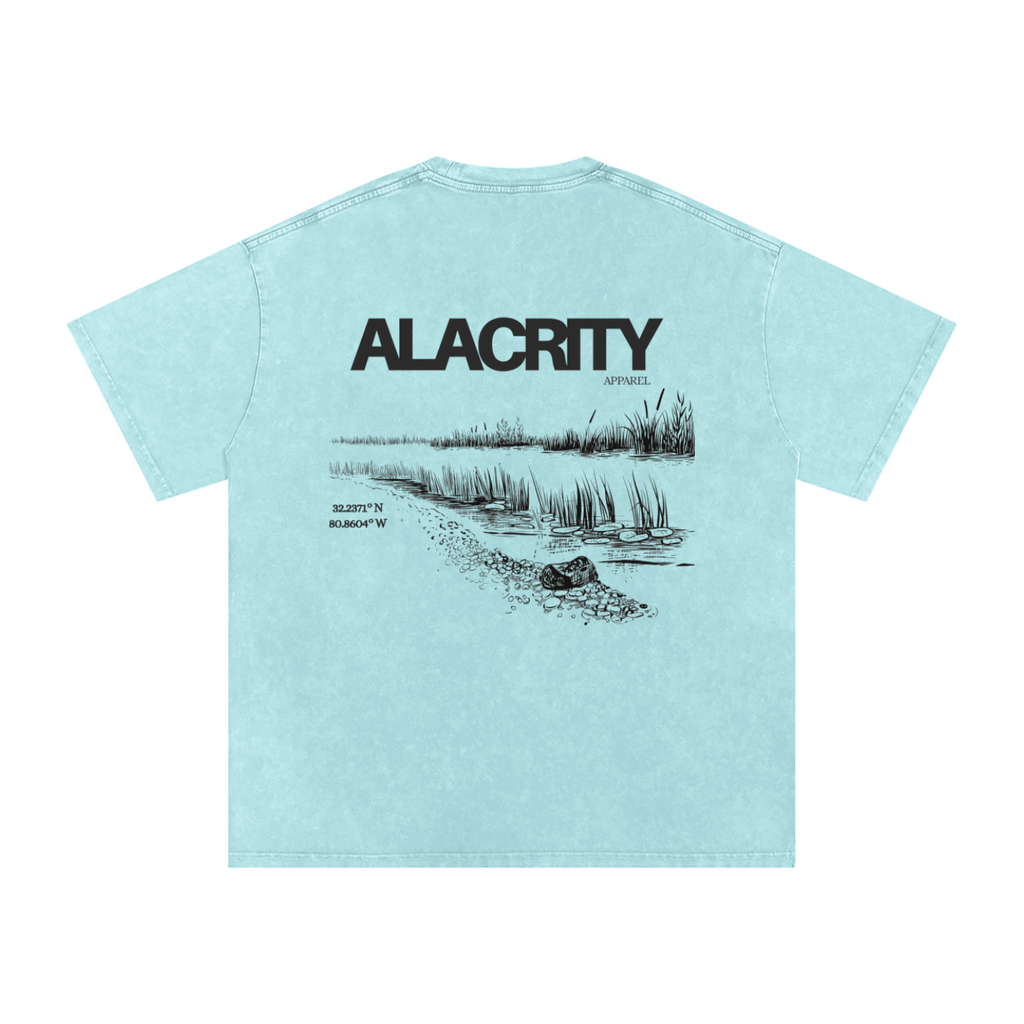Alacrity Apparel - "Lowcountry Livin'"- Oversized Cotton T-Shirt - (Bluffton South Carolina)