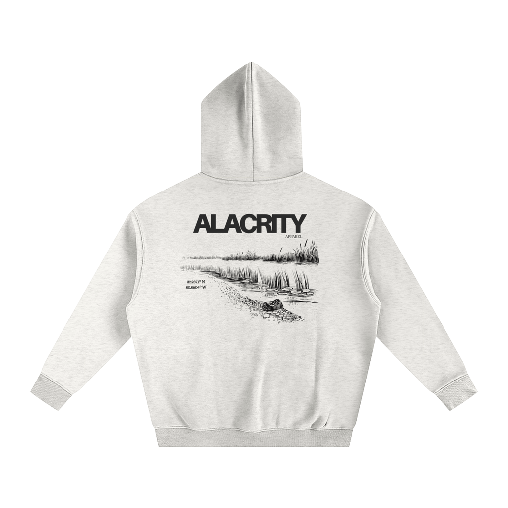 Alacrity Apparel - "Lowcountry Livin'"- Oversize Fleeced Hoodie - (Bluffton South Carolina)