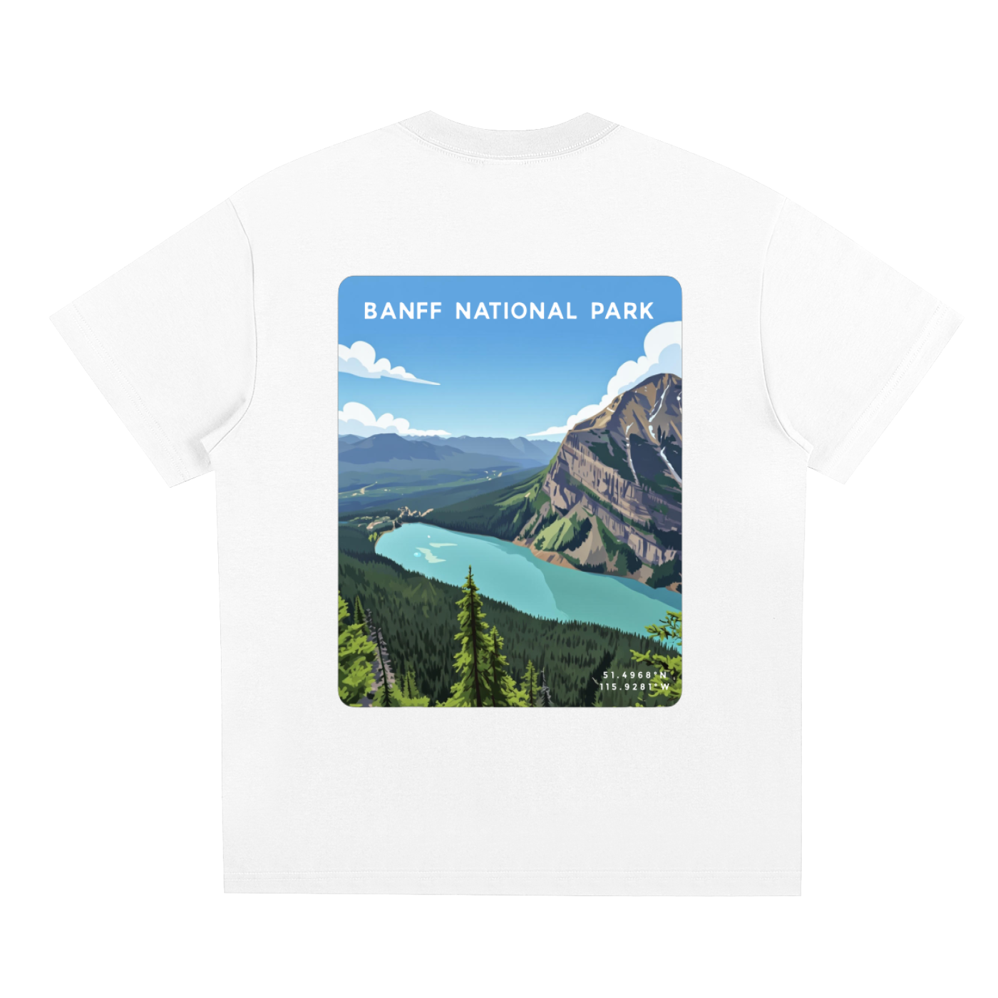 Alacrity Apparel - Quick-Dry Cooling T-Shirt- (Banff National Park)