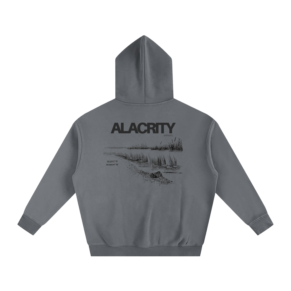 Alacrity Apparel - "Lowcountry Livin'"- Oversize Fleeced Hoodie - (Bluffton South Carolina)