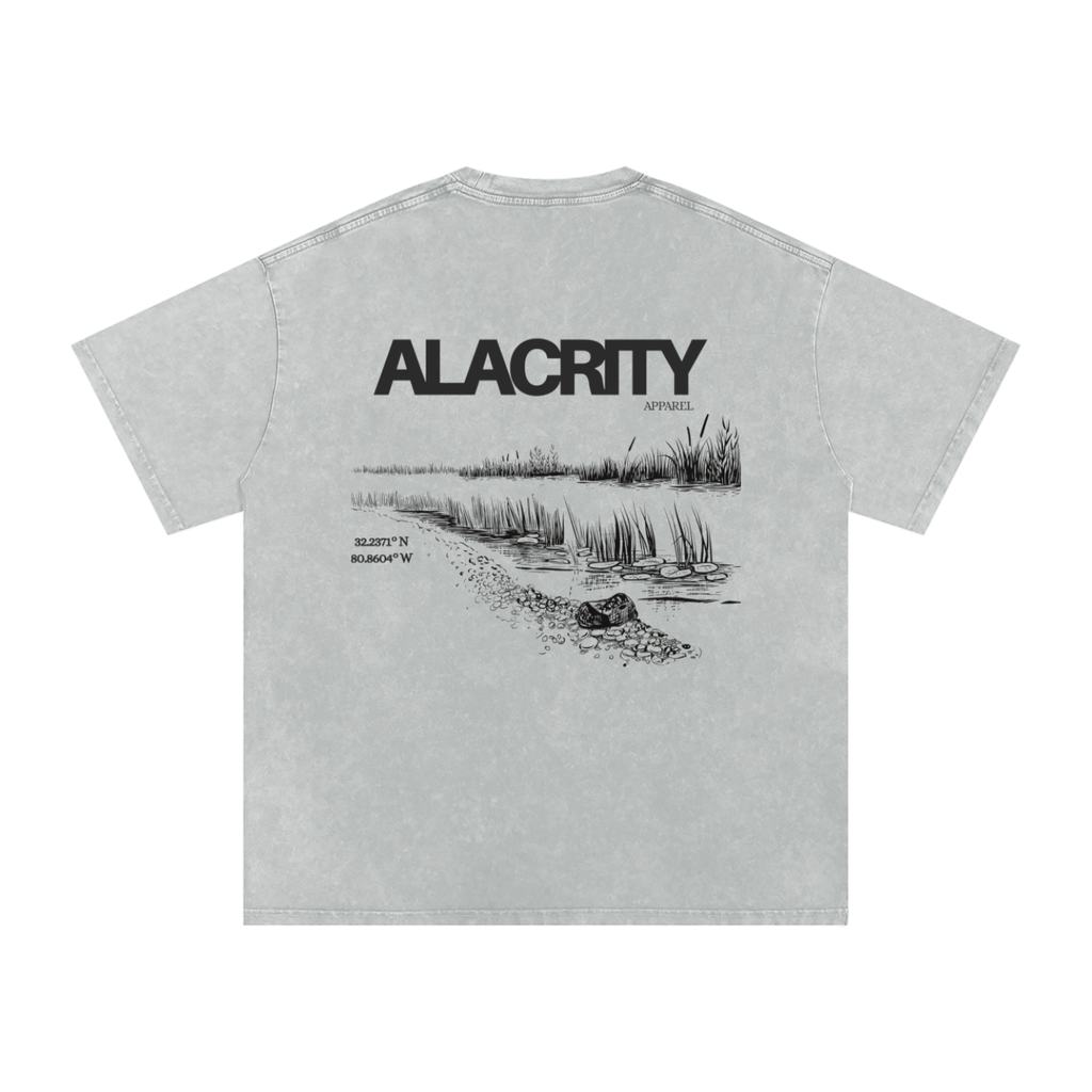 Alacrity Apparel - "Lowcountry Livin'"- Oversized Cotton T-Shirt - (Bluffton South Carolina)